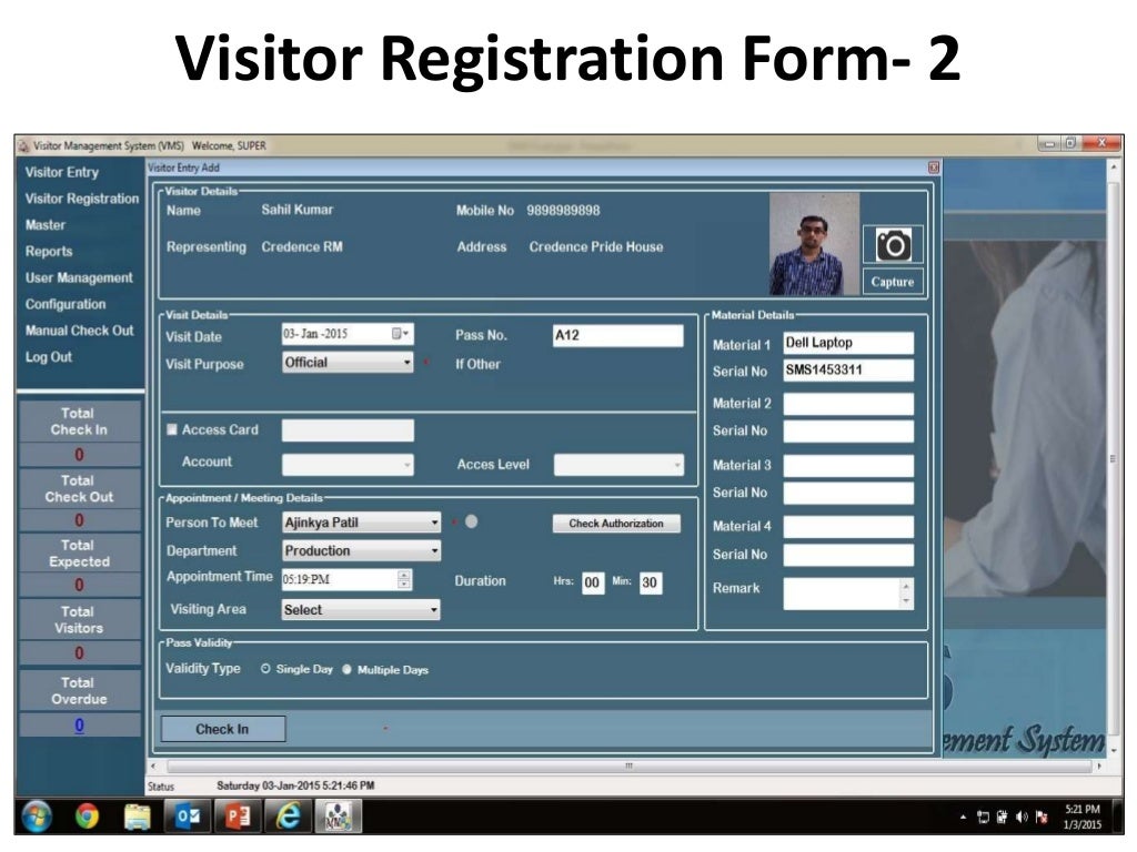 Visitor Management System