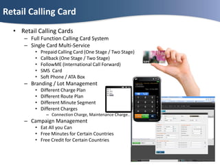 VSC Wholesale & Retail Softswitch | PDF
