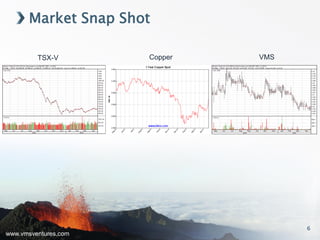 www.vmsventures.com
Market Snap Shot
6
VMSTSX-V Copper
 