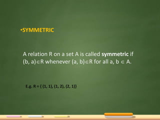 Relations and Its Applications | PPT