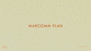 Marcomm Plan Example VM & STORE DESIGNER PLAN 2025 BUJED AND DESIGN KONSEP | PPTX