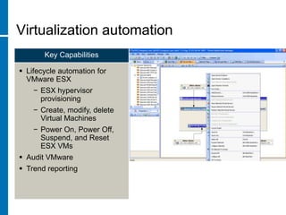Visualize relationships and dependencies between applications and servers, network and storage