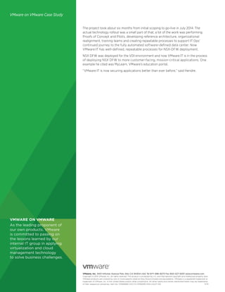 NSX on VMware Data Center | PDF