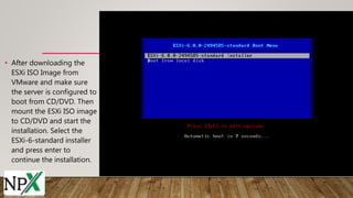 VMware ESXi 6.0 Installation Process | PPTX