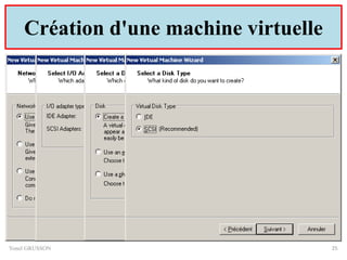 Création d'une machine virtuelle
Yonel GRUSSON 25
 
