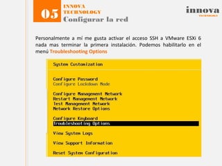 Guía de instalación de la version VMware ESXi 6.0.0 | PPT