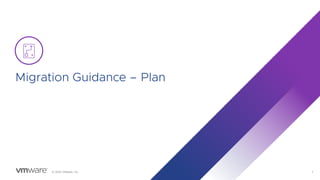 © 2023 VMware, Inc. 7
Migration Guidance – Plan
 