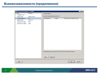 Взаимозависимости (продолжение)




31               Конфиденциальный документ
 