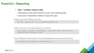 VMware Automation, PowerCLI presented at the Northern California PSUG | PDF