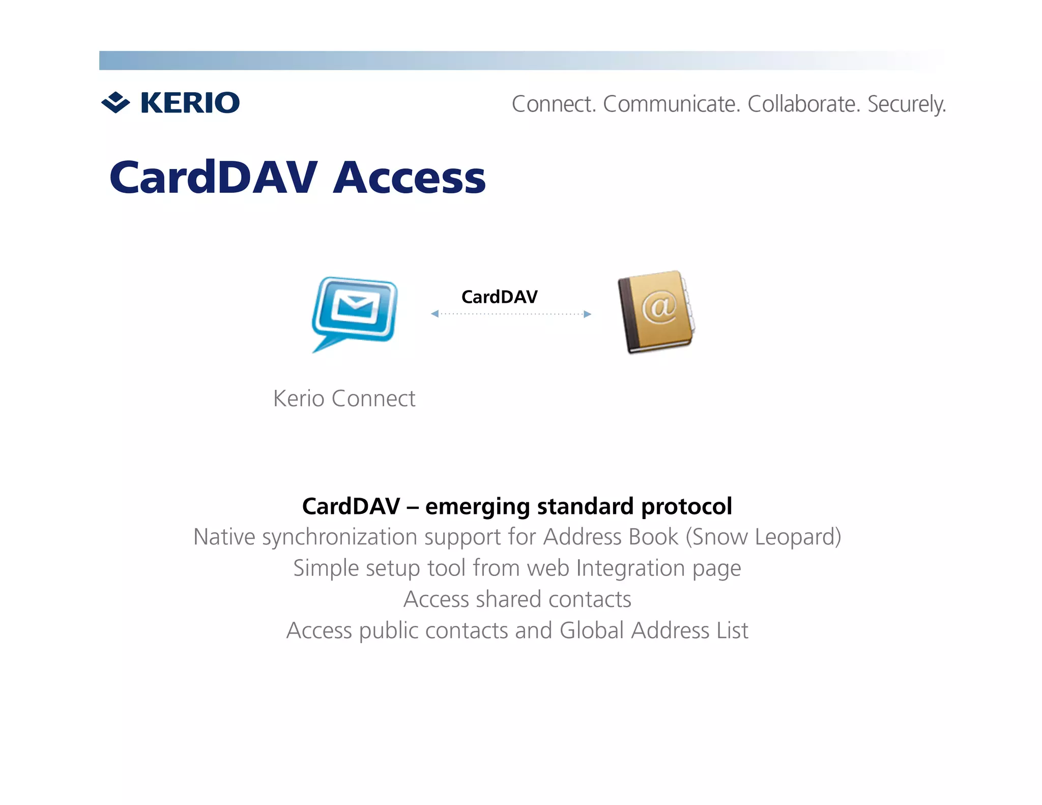 Kerio Connect 7 Features and Benefits | PPT
