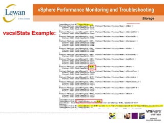 vSphere Performance Monitoring and TroubleshootingStoragevscsiStatsExample: