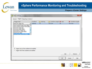 vSphere Performance Monitoring and TroubleshootingPrepare vCenter Settings