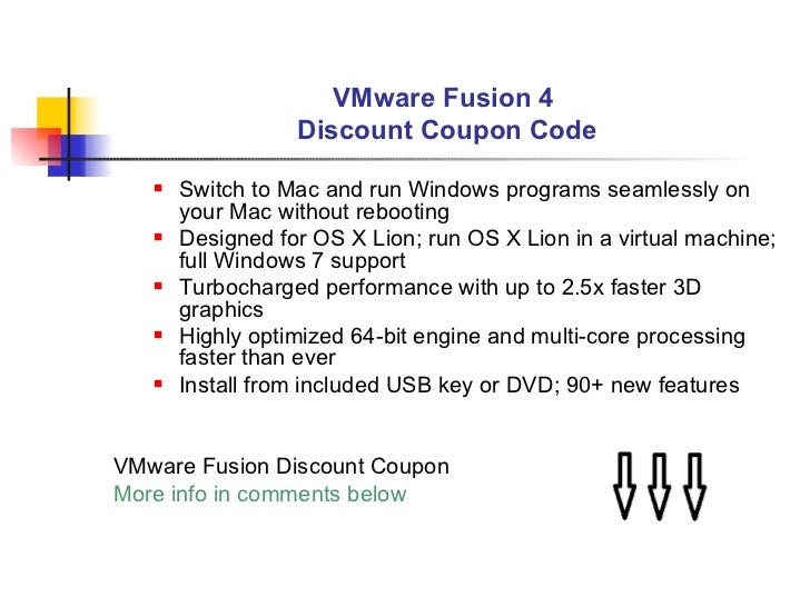 vmware fusion 8.5 coupon