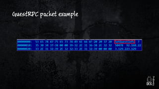GuestRPC packet example
 