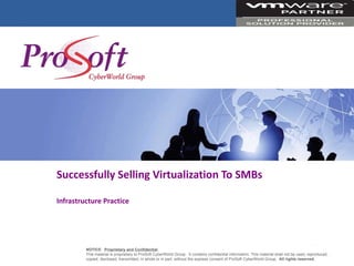 Successfully Selling Virtualization To SMBs Infrastructure Practice 