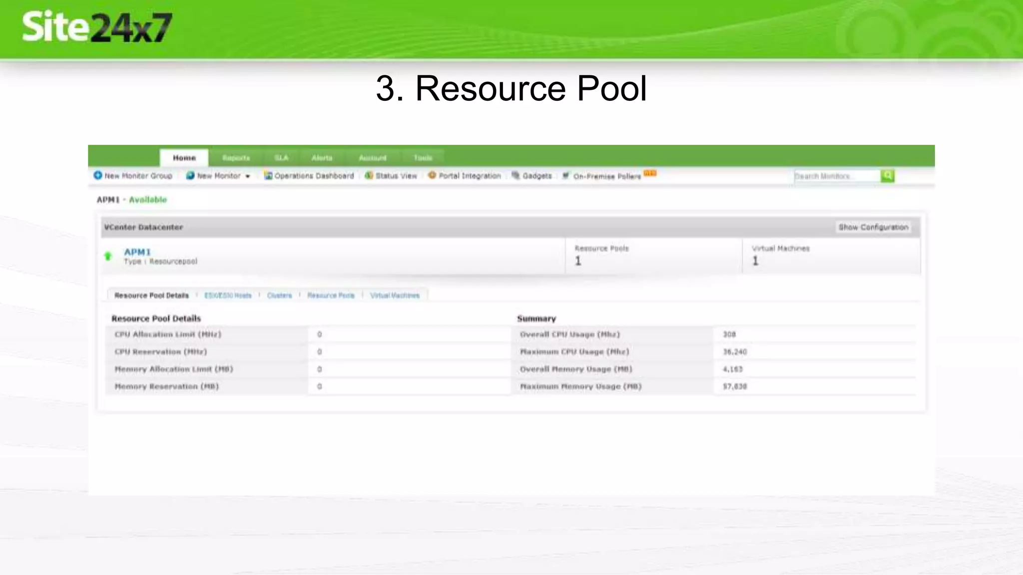 3. Resource Pool
 