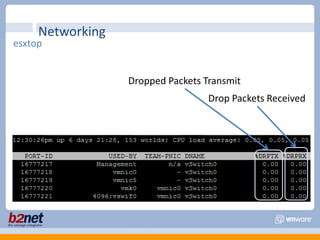 Memoryesxtop / VI Client metrics : Virtual Machines