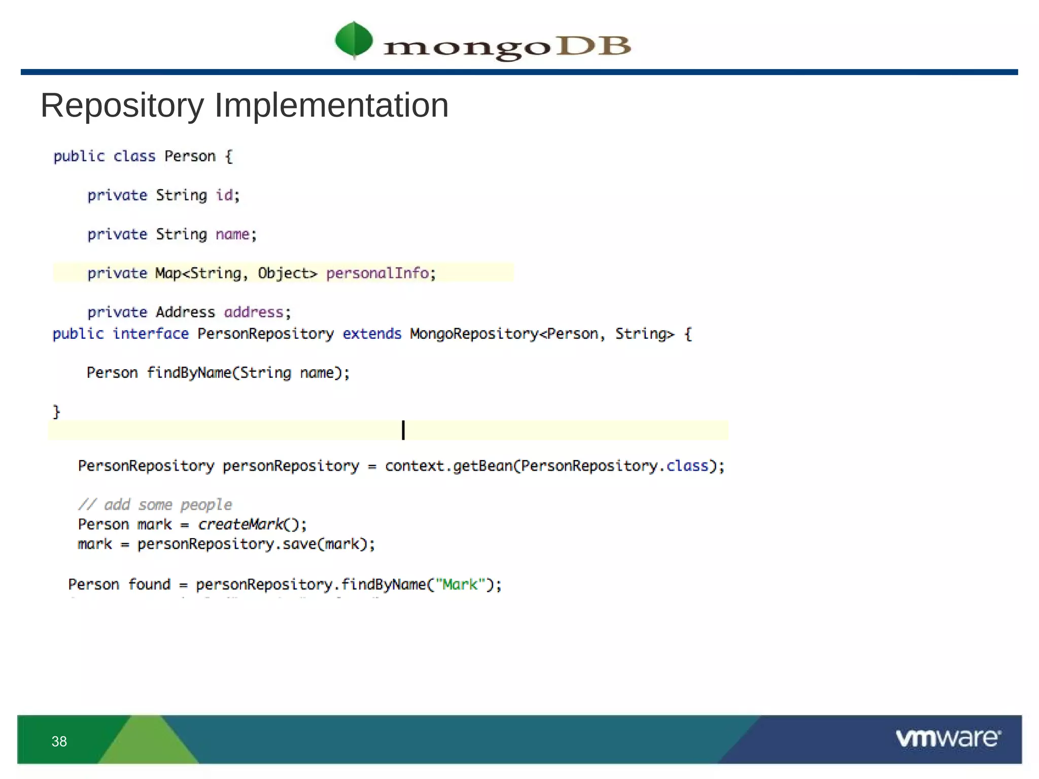 Repository Implementation




38
 