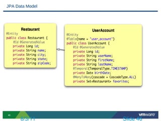 JPA Data Model




46

      8/3/11     Slide 46
 