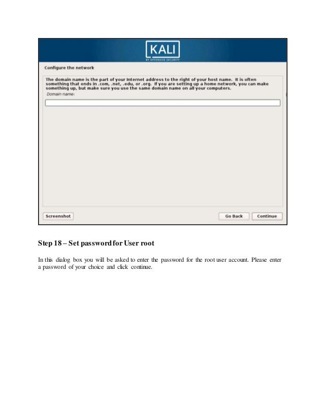 Kali Linux Installation Process In Vmware Step By Step