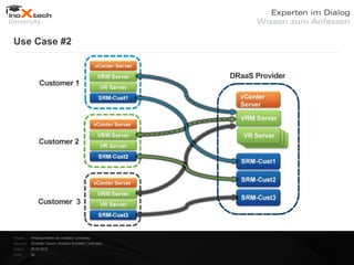 Use Case #2




Projekt:   Webinar-Reihe der inoXtech University
Referent: Christian Desch | Solution Architekt | inoX-tech
Datum:     08.05.2012
Seite:     36
 