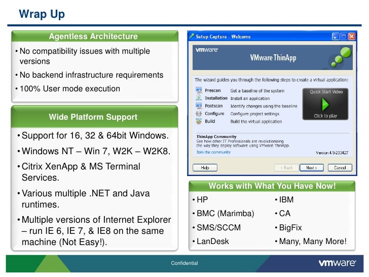 vmware thinapp step by step