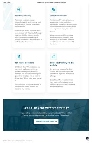 VMware to Cloud: OCI, OCVS, VMware to Oracle Cloud Infrastructure | PDF