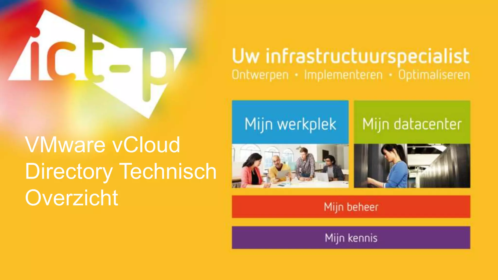 VMware vCloud 
Directory Technisch 
Overzicht 
 
