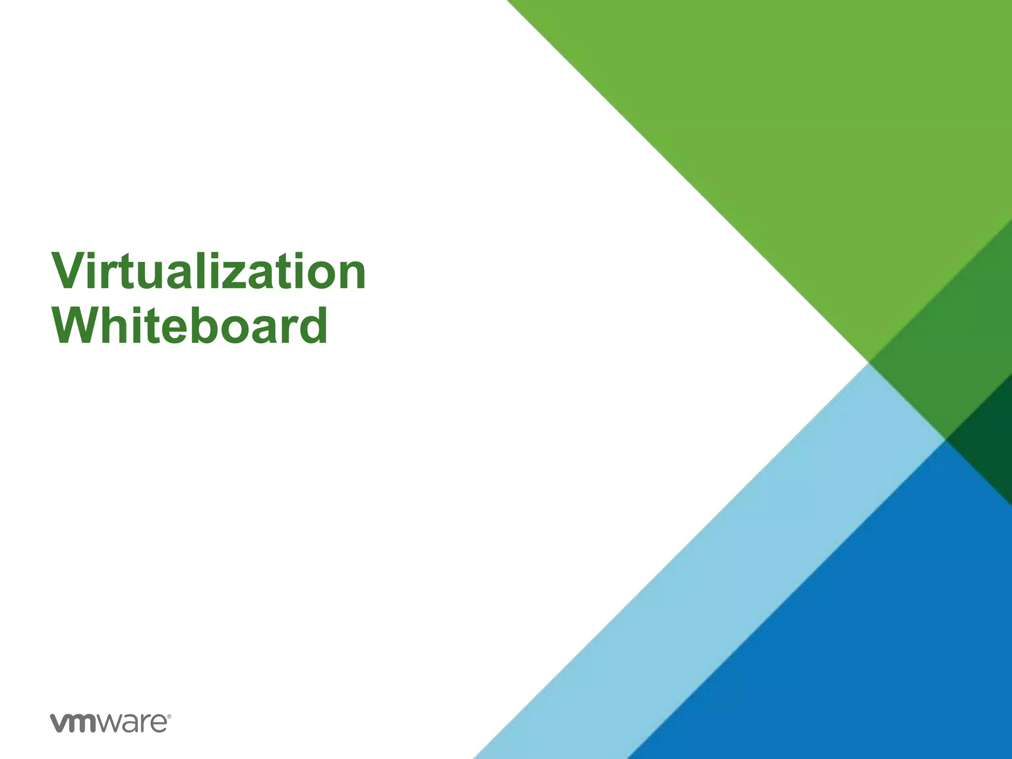 Virtualization
Whiteboard
 