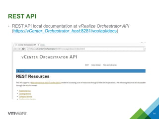 V mware v realize orchestrator 6.0 knowledge transfer kit | PPTX
