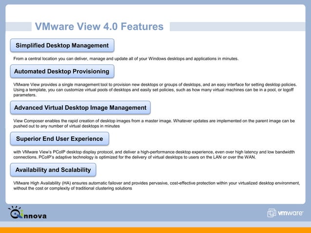 VMware vSphere technical presentation | PPTX