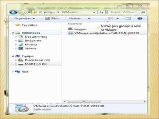 Archivo para generar la serie de VMware 