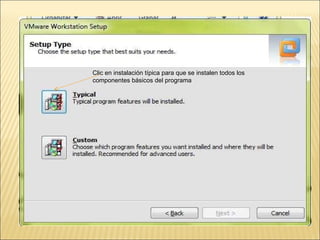 Clic en instalación típica para que se instalen todos los componentes básicos del programa 