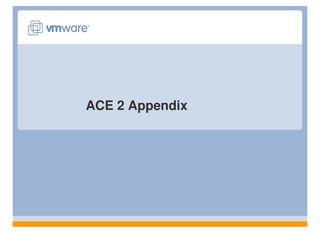ACE 2 Appendix
 