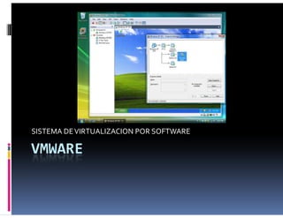 SISTEMA DE VIRTUALIZACION POR SOFTWARE

VMWARE
 