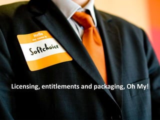 Licensing, entitlements and packaging, Oh My!
 