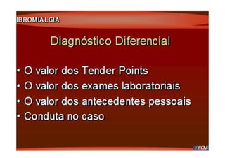 Figura
Prognóstico
• uniformemente ruim no atendimento
rotineiro desinformado, mesmo com
envolvimento multidisciplinar, i.e.,
fisio/psico/médico
• pouco melhor com clínicos cuidadosos, lentos,
atitude suportiva
• equipes multidisciplinares
• crônicos, severidade oscilante
 