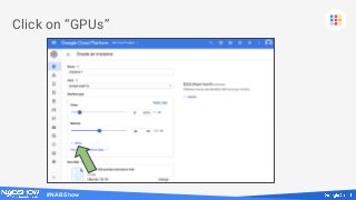 #NABShow
Click on “GPUs”
 
