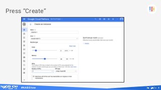 #NABShow
Press “Create”
 