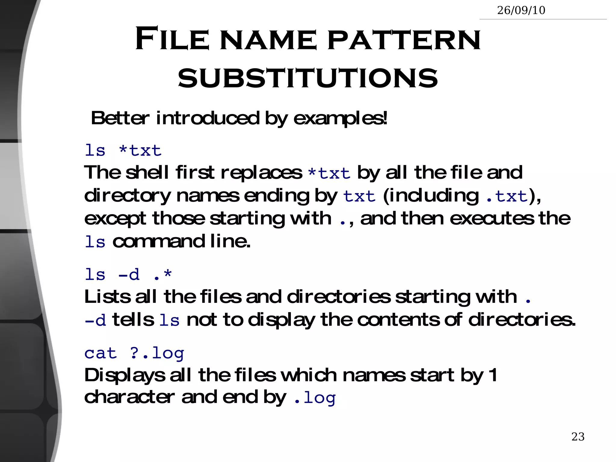 Training contents (4) Miscellaneous Text editors 