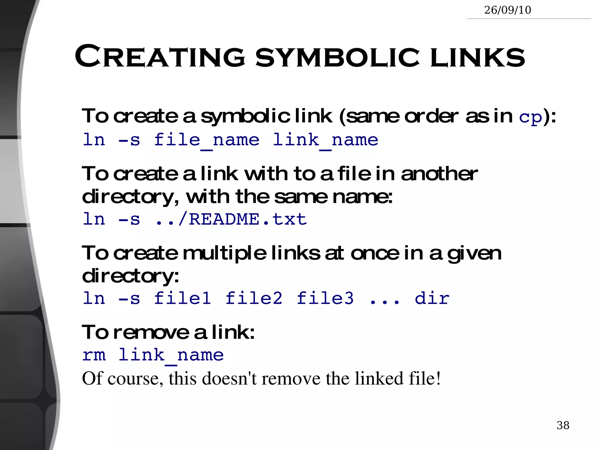 GNU/Linux and Free Software This presentation included an introduction to Free Software and Open Source: operating systems, applications, key projects and rules for success. 