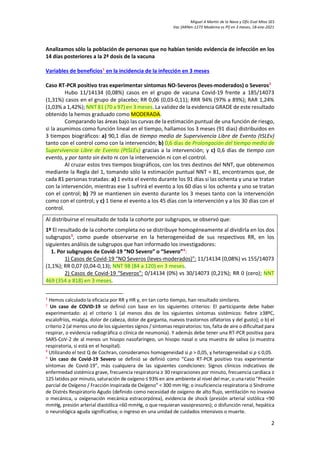 Miguel A Martín de la Nava y Ofic Eval Mtos SES
Vac [ARNm-1273 Moderna vs Pl] en 3 meses, 18-ene-2021
2
Analizamos sólo la...