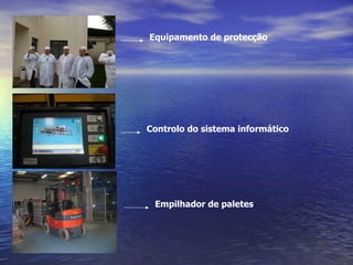 Equipamento de protecção Controlo do sistema informático Empilhador de paletes 