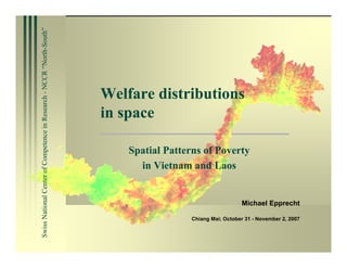 Spatial Patterns of Poverty in Vietnam and Laos | PDF
