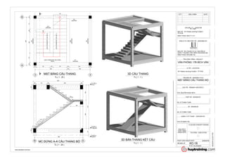 UP
DN
3 4
A
B
2300 200 1500
3500
2007001525200775200
975 250 975200 200 1400 200
D5
(200x300)
D5a
(200x300)
D2
(200x300)
(CẦU THANG KẾT CẤU CHIẾU
NGHỈ)
(CẦUTHANGKẾTCẤUVẾ1)
(CẦUTHANGKẾTCẤUVẾ2)
D1
(200x300)
D5
(200x300)
DCT
(200x300)
A
A
+3.150 m
Lầu 1
+0.000 m
Tầng trệt
AB
-0.475 m
MĐTN3500
4753150
10952055
900
175
275
300
200 200 2002225775
3600
145.01°
300
www.autodesk.com/revit
TỈ LỆ :
CHỦ ĐẦU TƯ - INVESTOR
ĐIỆN THOẠI: 0933.711.211
ĐƠN VỊ TƯ VẤN THIẾT KẾ - DESIGNED BY
ĐỊA CHỈ: 105, CHUNG CƯ A1, NGUYỄN ÁI
QUỐC, P.QUANG VINH, BIÊN HÒA-ĐỒNG NAI
ĐIỆN THOẠI: 0916.989.135
TÊN CÔNG TRÌNH - PROJECT:
VỊ TRÍ - LOCATION:
TÊN BẢN VẼ - DRAWING TITLE
CHỦ TRÌ - PRIMARY ARCHITECT:
THIẾT KẾ - DESIGN BY:
VẼ - DRAWN BY
QUẢN LÝ KỸ THUẬT - CHECKED BY:
KTS. NGUYỄN NGỌC BÍCH
KS. LÊ THANH TUẤN
KS. LÊ THANH TUẤN
KTS.VŨ MẠNH HẢI
NGÀY GIAO-ISSUE DATE :
MỤC ĐÍCH
PHÁT HÀNH
ISSUE DATE
T.K.SƠ BỘ-CONCEPT DESIGN
THI CÔNG - EXECUTION
MÃ BẢN VẼ :
As indicated
8/22/20162:03:41PM
KC-18
Mr. Elijah
ĐỊA CHỈ : 161 Pasteur phường 6 Quận3 -
TP.HCM
VĂN PHÒNG 17B BÍCH VÂN
161 Pasteur phường 6 Quận3 - TP.HCM
MẶT BẰNG CẦU THANG BỘ
20/08/2016
TL:( 1 : 25 )
MẶT BẰNG CẦU THANG
TL:( 1 : 1 )
3D CẦU THANG
TL:( 1 : 1 )
3D BẢN THANG KẾT CẤU
TL:( 1 : 25 )
MC ĐỨNG A-A CẦU THANG BỘ
STT HIỆU CHỈNH DATE
 
