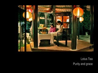 Lotus Tea
Purity and grace
 