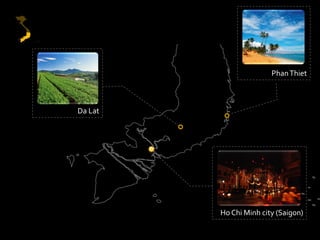 Phan Thiet



Da Lat




         Ho Chi Minh city (Saigon)
 