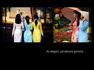 An elegant, yet demure garment…
 