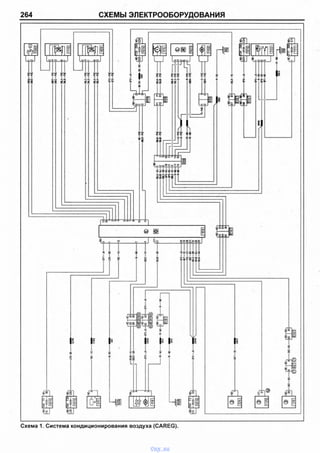 264 СХЕМЫ ЭЛЕКТРООБОРУДОВАНИЯ
м®-ЦЫг -
Схема 1. Система кондиционирования воздуха (CAREG).
vnx.su
 