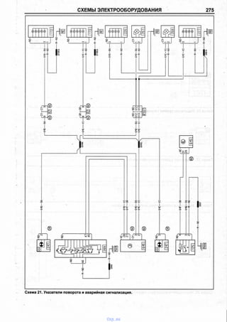 СХЕМЫ ЭЛЕКТРООБОРУДОВАНИЯ 275
00
со
со
? Vсо ш
J
со
I
СО
со
I
^ с*>-е>
I I
<х>СО
со >•
I
94сосо
1Л
*^гOJ
I
о
<г>
о00
со
I
©
I|SM|
UJ _<7>v<*>СО
¥03
ё S5S
i I I
* ?СО <4
111
1/>'T-СО I
/, 00г- ' СОCVJ д °° о ^ сосо^ СОCJ
1
>-0
1
§_ ,.1 ■
ш.
г-'ЧГ
<J
L O
CJ
Схема 21. Указатели поворота и аварийная сигнализация.
vnx.su
 